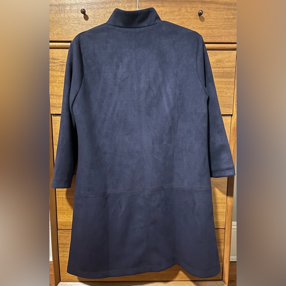 TUCKERNUCK Midnight Blue Suede Clifton Dress - Size Medium - Picture 7 of 9